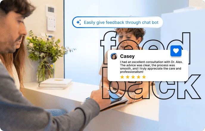 Digital feedback system for better services.